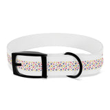 Pet Collar - Colorful Paw Prints Dog Collar