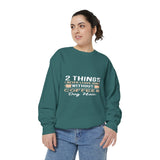 Sweatshirt — "2 Things I Never Leave Home Without: Coffee & Dog Hair" Cozy Crewneck