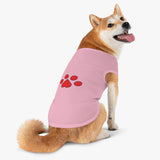 Red Pawprint Pet Tank Top