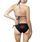 Pet Paw Print Bikini Swimsuit for Women