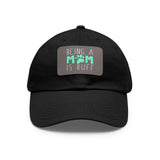 Mom Dog Lover Dad Hat with Leather Patch