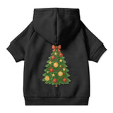 Pet Hoodie with Christmas Tree Design