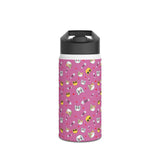 Cat Print Stainless Steel Water Bottle