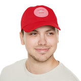 Hat with Leather Patch — "for the love of pets"