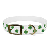 Lucky Clover Dog Collar — St. Patrick’s Day Green Shamrock Pet Collar