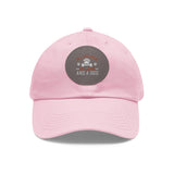 Hat with Leather Patch — "for the love of pets"