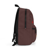 Paw Treats Pawprint Backpack — Brown Pet Lover School Bag