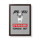 Pug Pet Framed Poster
