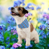 Puppy Cartoon Pet Bandana Collar — Cute Printed Dog Scarf