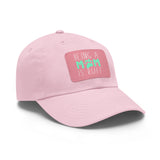 Mom Dog Lover Dad Hat with Leather Patch