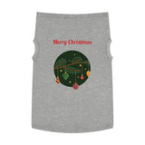 Pet Tank Top — Merry Christmas Ornament Branch Holiday Dog & Cat Tee