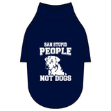 Ban Stupid People Not Dogs Pet Raglan T-Shirt