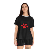 Paw Print Pet Lover Women's Pajamas