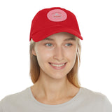 Hat with Leather Patch — "for the love of pets"