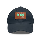 Mom Dog Lover Dad Hat with Leather Patch