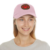 Hat with Paw Print Leather Patch - Pet Lovers