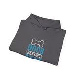Dog Lover Hoodie - "Dogs Before Dudes" Funny Pet Rescue Sweatshirt