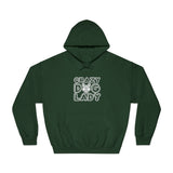 Unisex DryBlend® Hooded Sweatshirt dog lady