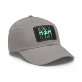 Mom Dog Lover Dad Hat with Leather Patch