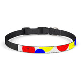 Clip-on Pet Collar — Colorful Primary Dot Pattern for Dogs & Cats
