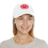 Hat with Paw Print Leather Patch - Pet Lovers