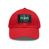 Mom Dog Lover Dad Hat with Leather Patch