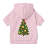 Pet Hoodie with Christmas Tree Design