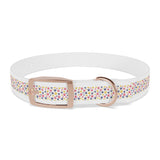 Pet Collar - Colorful Paw Prints Dog Collar