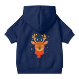Festive Reindeer Pet Hoodie