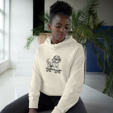 Dog on Skateboard Hoodie — Cute Skateboarding Puppy Pullover
