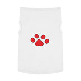 paw print pet tank top