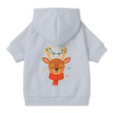 Festive Reindeer Pet Hoodie