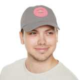 Hat with Leather Patch — "for the love of pets"