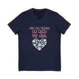 Unisex Jersey Short Sleeve V-Neck Tee pet lovers