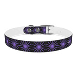 Purple Star Dog Collar — Adjustable Pet Collar with Star Pattern