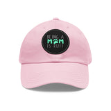 Mom Dog Lover Dad Hat with Leather Patch