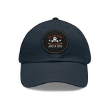 Hat with Leather Patch — "for the love of pets"