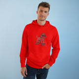 Dog on Skateboard Hoodie — Cute Skateboarding Puppy Pullover