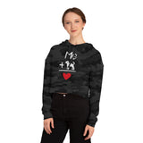 Cropped Dog Lover Sweatshirt, Cute Pet Gift, Women’s Hoodie, Fun Casual Wear, Dog Mom Apparel, Dog-Themed Fashion