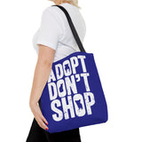 Adopt Don't Shop Tote Bag – Animal Rescue Advocacy Canvas Tote