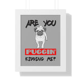 Pug Pet Framed Poster