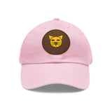 Cap for Cat Lovers with Leather Patch (Round)