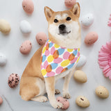 Pet Bandana Collar - Colorful Easter Egg Design