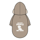 Pet Parka Jacket — 'Ban Stupid People Not Dogs' Dog Hoodie