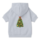 Pet Hoodie with Christmas Tree Design