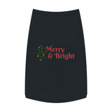 Merry & Bright Pet Tank Top — Christmas Dog Shirt with Tree Design