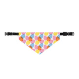 Pet Bandana Collar - Colorful Easter Egg Design