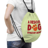 Rescue Pet Adopt Drawstring Bag — Animal Rescue Adoption Tote