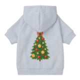 Pet Hoodie with Christmas Tree Design