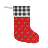 Christmas Stocking - Dog Cartoon Print